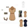 Elegant Summer Women's Shirt Dress In Chiffon With A Casual And Loose Fit