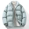 Men's Autumn/Winter Hong Kong Style Loose Stand-Up Collar Cotton-Padded Coat