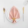 Factory Customization Size Daily Household Reinforced Edges Reusable Washable Home Table Elegant Decor Cotton Cloth Napkins