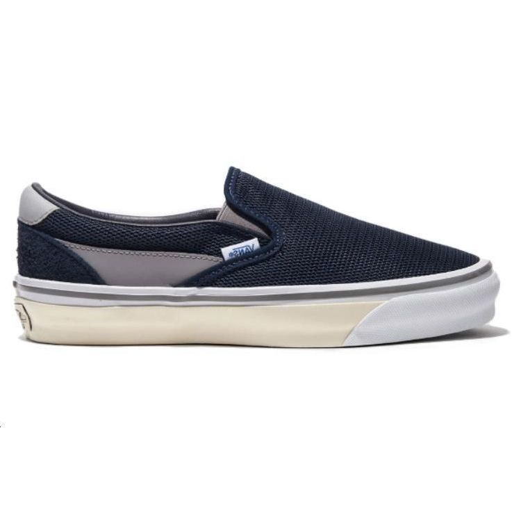 Vans Tokyo Design Collective X Slip-On Reissue 98 SP LX Black Shadow Unisex Sneakers Blue Multi VN000MXHDT4