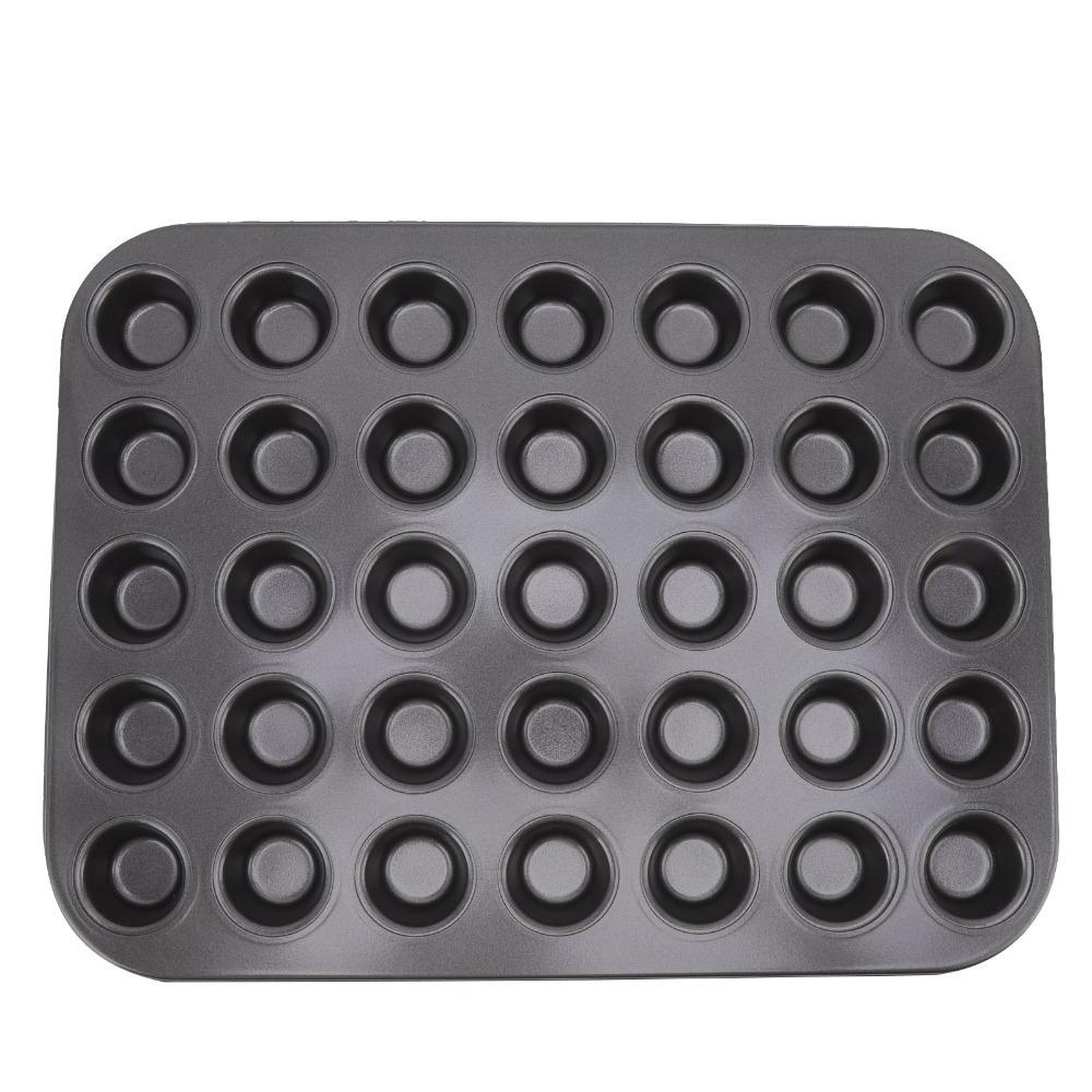 Carbon Steel Cupcake Baking Tray Nonstick Cake Mold Mini Muffin Pan Home Commercial Bakery
