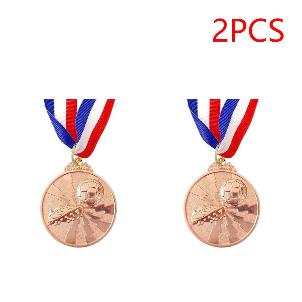 1-3pcs Zinc Alloy Round Winner Medals 2" Gold Silver Bronze Award Medal with Neck Ribbon 1st 2nd 3rd Prizes Winner Prize Present