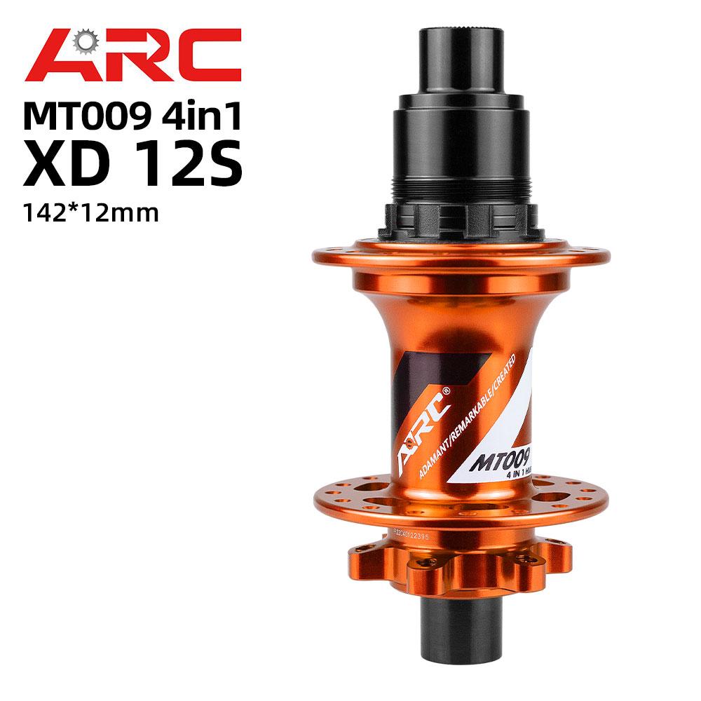 ARC MT009 Front Rear Bicycle Hubs 32 Holes MTB Mountain Bike NBK Sealed Bearing Hub 6 Pawls 114 Clicks Noise HG XD MS 8-12-Speed