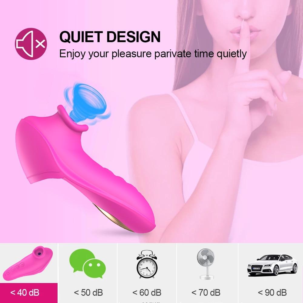 Clit Sucker Vagina Sucking Vibrator Clitoris Stimulator Blowjob Oral Nipple Sex Toys for Adult Women Masturbator Erotic Products