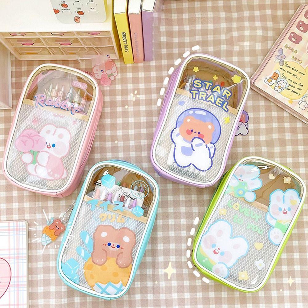 

Multi-functional Cute Large Capacity Storage Case Pen Bags Pencil Case Stationery Box