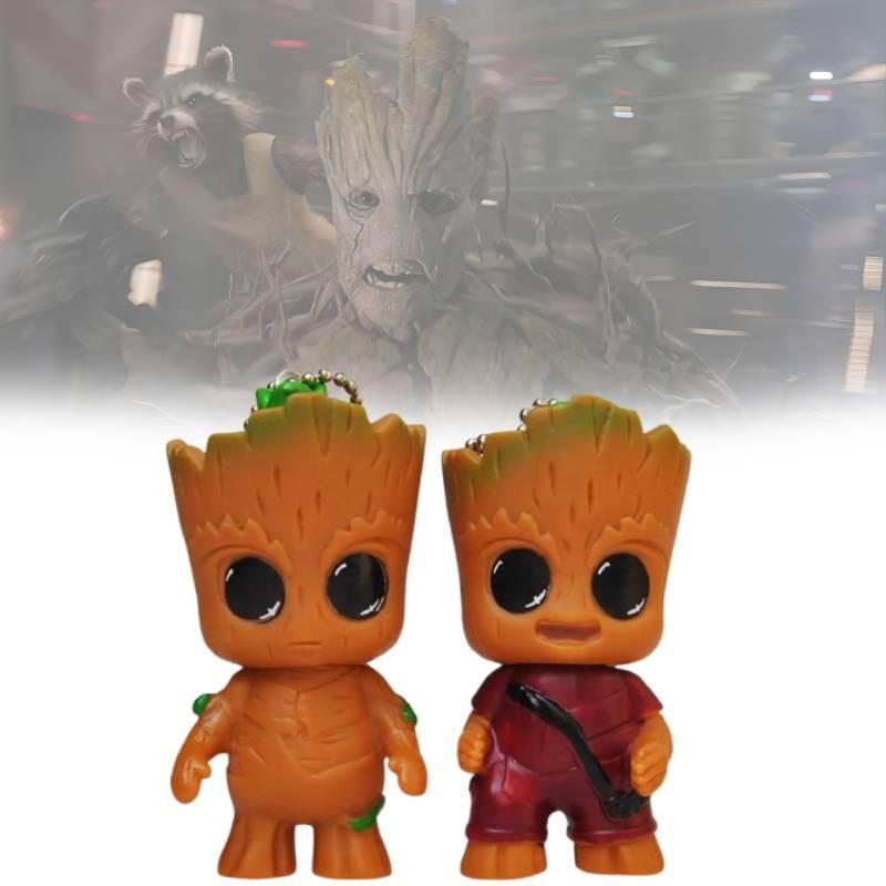 Adorable Groot Keychain Figure From Guardians Of The Galaxy Perfect For Collectors