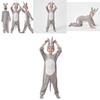 Cute Unisex Childrens Rhinoceros Animal Costume For Halloween Or Role Play In Polyester
