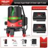 DELIXI High Precision Green & Blue Light Laser Level (2 & 5 Line) for Outdoor Use