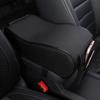 1pcs Car Central Armrest Pad Soft Cushion Car Armrest Box Height Increasing Pad Storage Bag  For Auto Central Armrest
