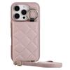 Luxury Leather Mirror Card Bag Slot Case for IPhone 17 16 15 14 13 12 Pro Max Plus Cases Stand Sleeve Cover with Shoulder Strap