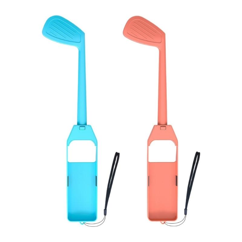 1 Pair Motion Sensing Golf Stick for NS2 Gaming Console Fatigue Resist Handle Enhances Sports Simulation Accuracy