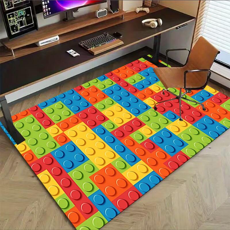 1PC brick pattern Extra Large Non Slip Floor carpet, Office, family, Studio   Large Area Rug Indoor Rugs, Bold Statement Piece