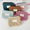 2026 New Corduroy Zero Wallet Solid Color Portable Pocket Wallet Zipper Coin Purse Card Bag Key Earphones Lipstick Case