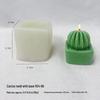 Cactus Scented Candle Mold for DIY Succulent, Plaster, Resin, and Fondant Crafting