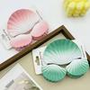 3pcs/set Gradient Dreamy Shell Hair Claw Clips Ocean Beach Conch Hair Clip Seashell Matte Shark Clip Headwear Hair Accessories