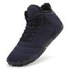Fashion 2024 Winter Booties Men Snow BareFoot Casual Shoes Outdoor Work Shoes Ladies Warm Fur Men Ankle Shoes Male Snow Boots Plus Size