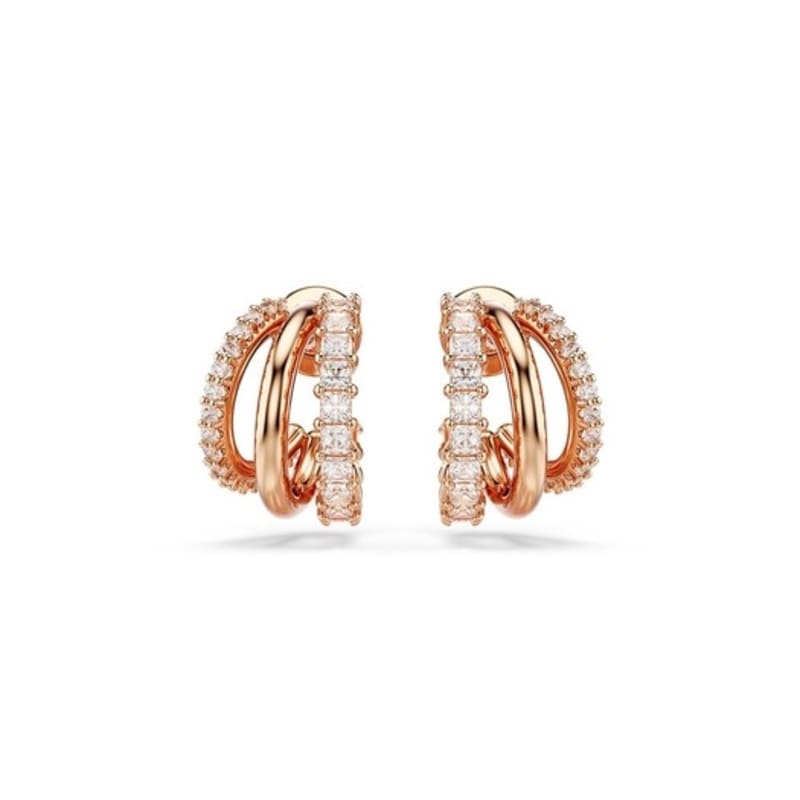Hyperbola Rose Gold Mini Hoop Earrings 5698702