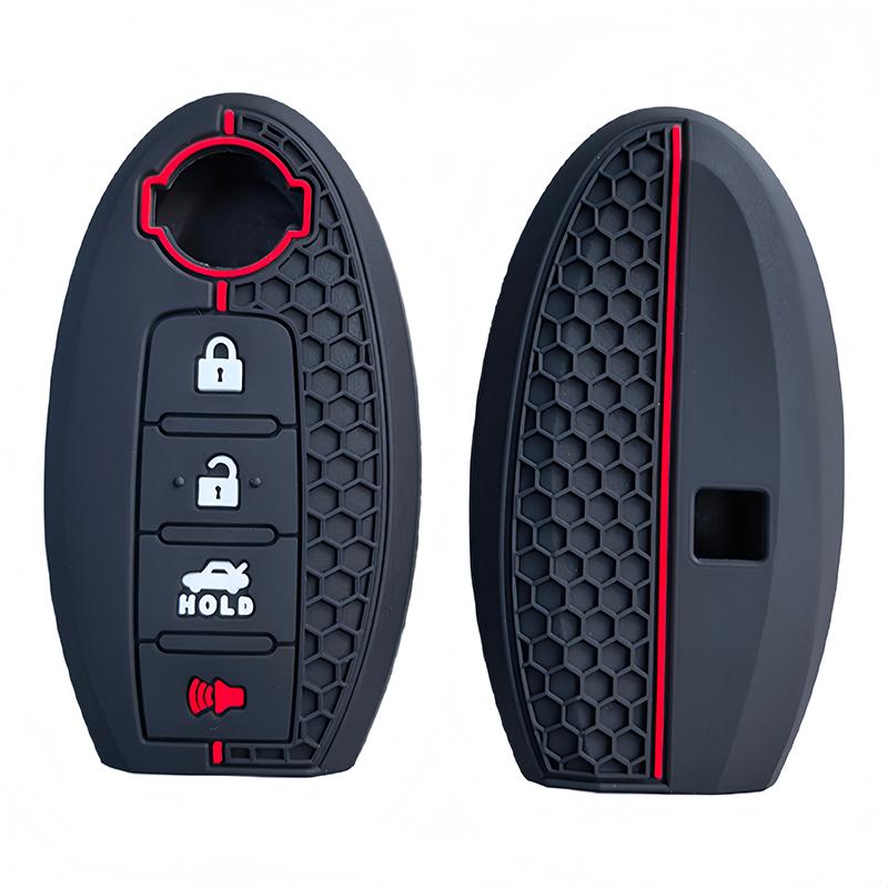 Silicone Car Key Case Cover For Nissan Leaf Micra Qashqai J11 J10 X Trail T32 Versa Note Patrol Key Fob Cover Accessories