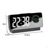 Digital Alarm Clock with Timer Bedside USB Dimmable Minimalistic Clocks for