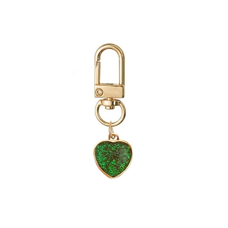 

1PC Gift Bag-Charm Keychain Secure-Holding Alloy Lightweight Enamel Daily-Use- Heart Rust-Resistant Charm Durable
