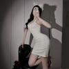 Sexy Lingerie Sexy Pure Desire Neck Pajamas Hip Wrap Hot Slim Dress Skinny Charming Nightdress Woman