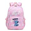 Teen Girl Student Schoolbag with Stitch Pattern Printed Backpack, Children's Large-capacity Schoolbag, Cute Cartoon