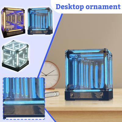 Lampe Miroir 4D Décoration de Bureau, Ornements de Bureau