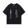 Funny Destroy Lonely Standing Cat Graphic T Shirt Men Women Oversized Pure Cotton T-shirts Opium Playboi Carti Ken Carson Tshirt