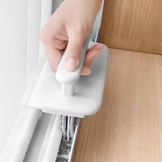Yousheng Cleaning Brush Microfiber Wiping Cloth Soft Traceless PP Brush Body Detachable Washable Foldable Design Cleaning