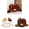 Plush Cat Backpack For Girls With Zipper Closure And Cell Phone Pocket