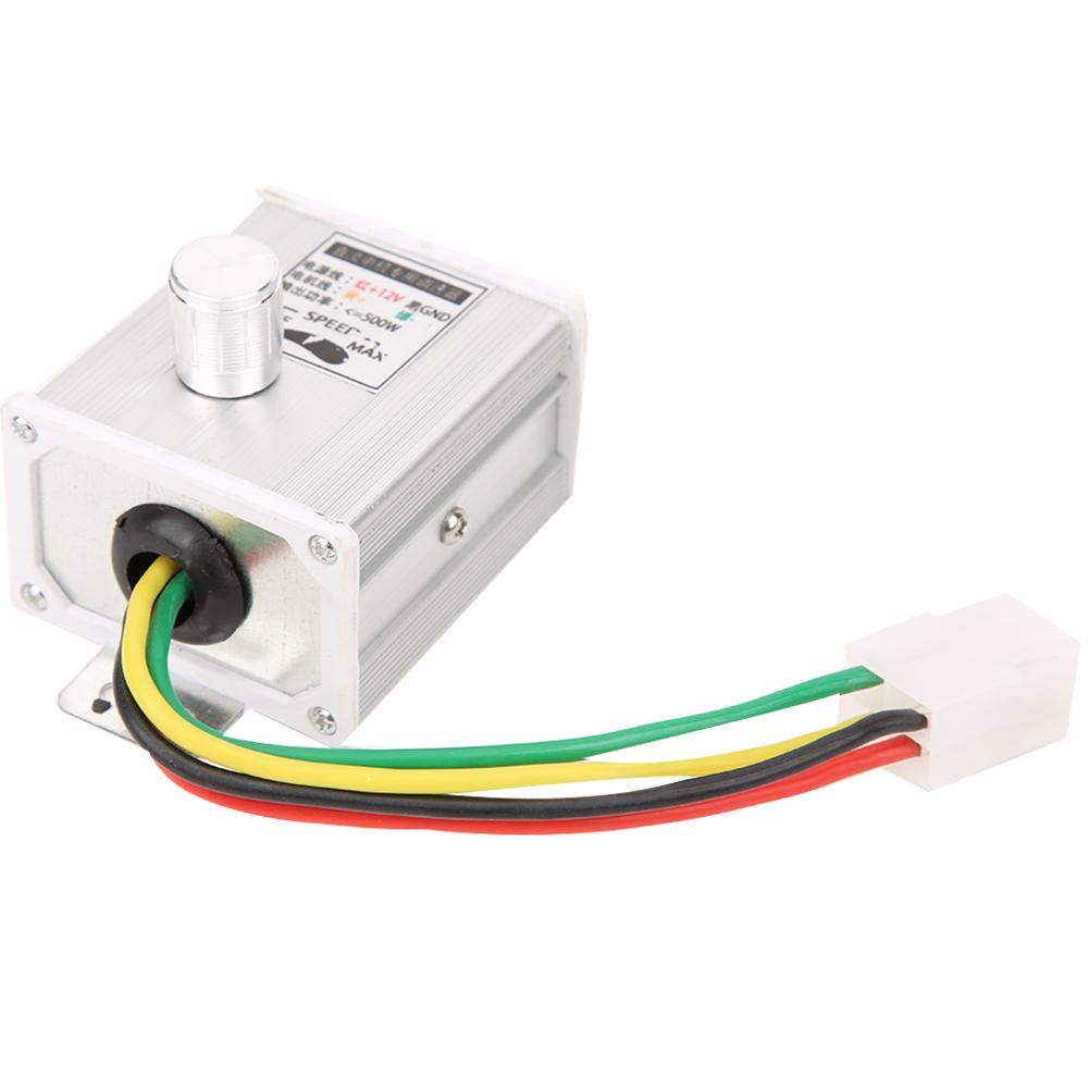Metall 12V 500W Hochwertiger Gleichstrommotor mit Regler Stabile Leistung