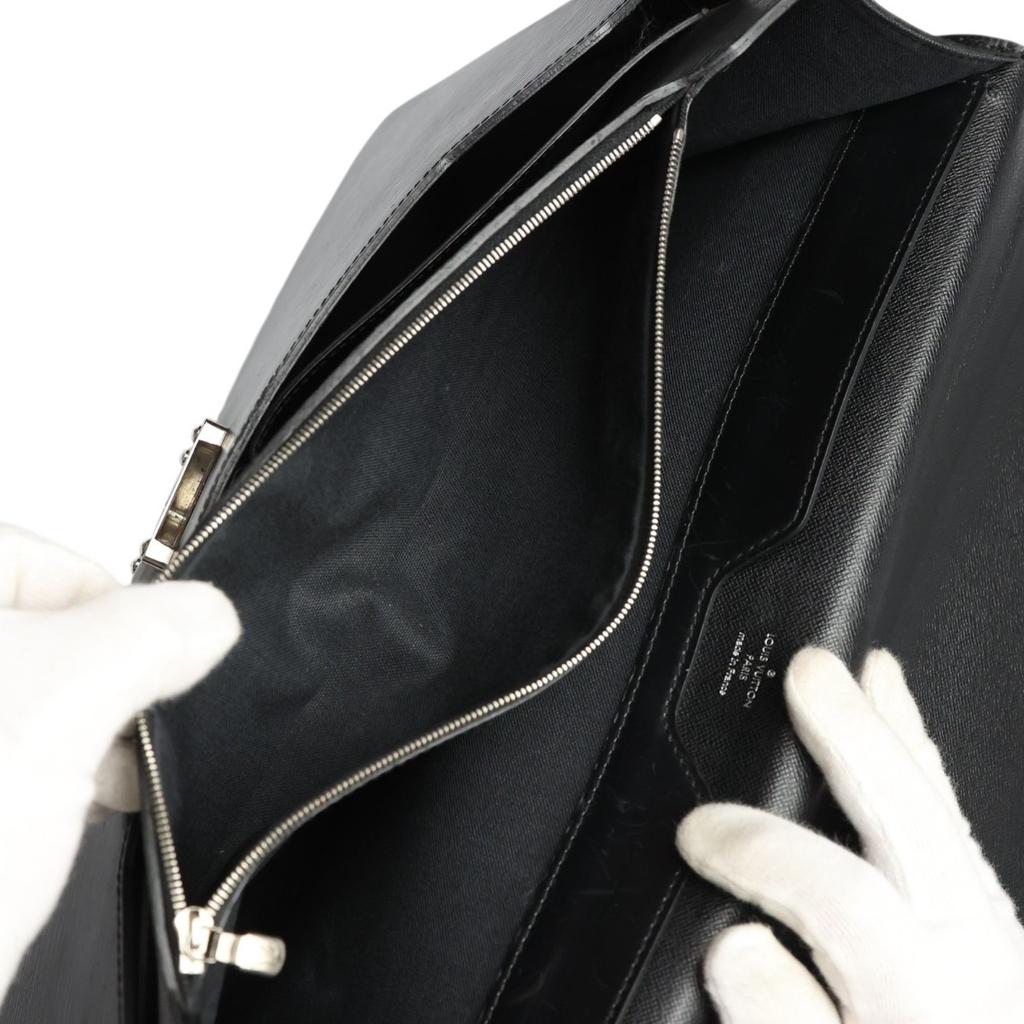 LOUIS VUITTON Epi Robusto Business bag Men's briefcase Epi Leather black M54532 Used