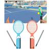 Lightweight Ergonomic Design Tennis Rackets Set Strong  Plastic Tennis Rackets Simple to Operate Pair for NS2 Switch2