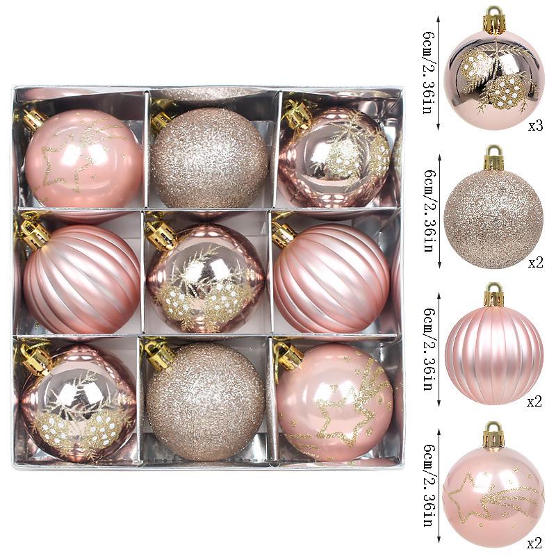 Xiyin Multicolor Christmas Tree & Window Hanging Ball Set