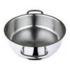 Serenk Modernist Stainless Steel Saute Pan, 2.64 Q Cooking Pan, Dishwasher Safe