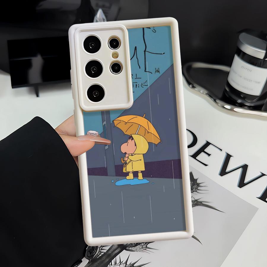 Phone Cover Case for Samsung Galaxy S26 Ultra S24 Plus S23 FE S20FE S21 S22 S25 Edge S24Ultra S25 Cool Cra-Yons Cute ShinS