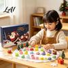 Christmas Party Favors for Students Advent Calendar 24 Day Countdown Box with Mystery Figures Interactive Games Friends Festive Holiday Decor