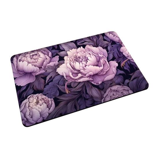 3D Visual Flower Floor Mat Soft Absorbent Diatom Mud Door Mat Non-Slip Bath Rugs for Tub Bathroom Kitchen