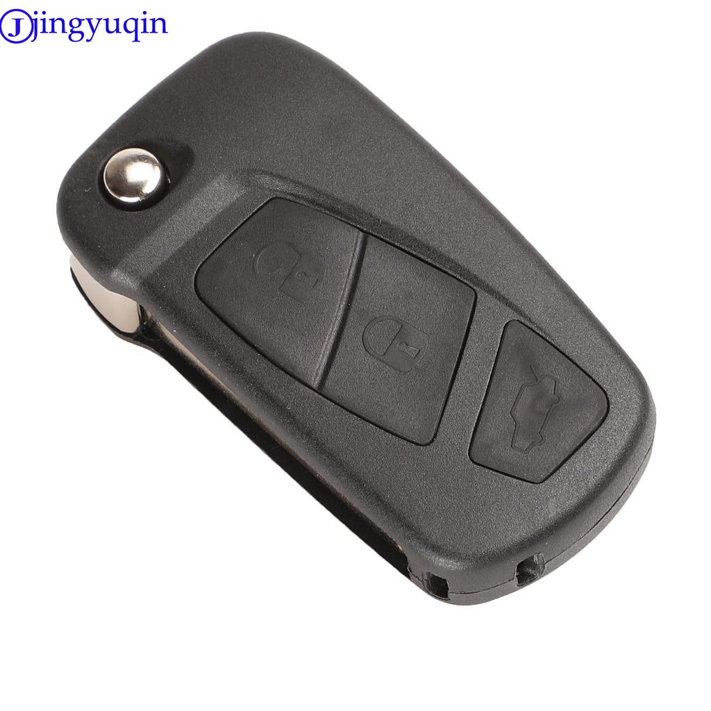 Jingyuqin Replacement 3Buttons Remote Car Key Shell Cover For Ford KA 3 Button Remote Flip Key Case