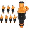 Set of 8 Fuel Injector Compatible with Ford F150 F250 F350 Mustang E150 E250 E350 Bronco Excursion Expedition Lincoln Town Car Navigator Mercury