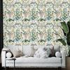 Vintage Floral Peel and Stick Wallpaper Bouquet Floral White Self Adhesive Wallpaper for Bedroom Furniture Paper Removable