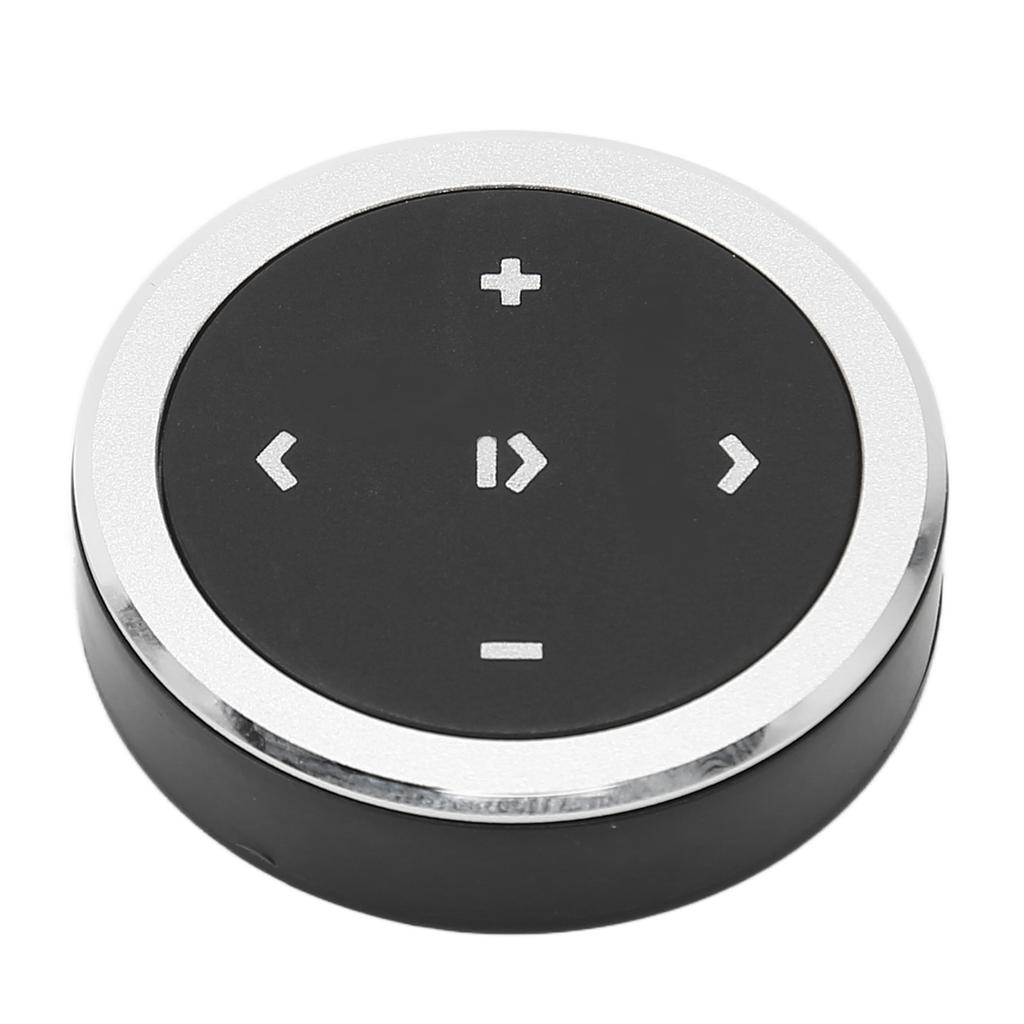 Bluetooth Media Button Smart Silver Button Bluetooth Remote Control Kit with Bracket for Mobile Phones Tablets