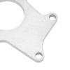 Turbocharger Exhaust Plate 5 Bolts Weldable T‑304 Mild Steel Downpipe Flange Universal for T3 T4