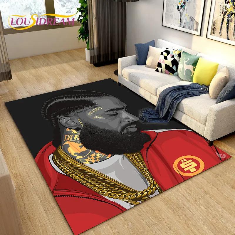 

Ковер Legend Star Hip Hop Art Rapper Большой, Ковер для Гостиной Спальни Дивана Прихожей Декор, Детский Нескользящий Напольный Коврик 40x60cm