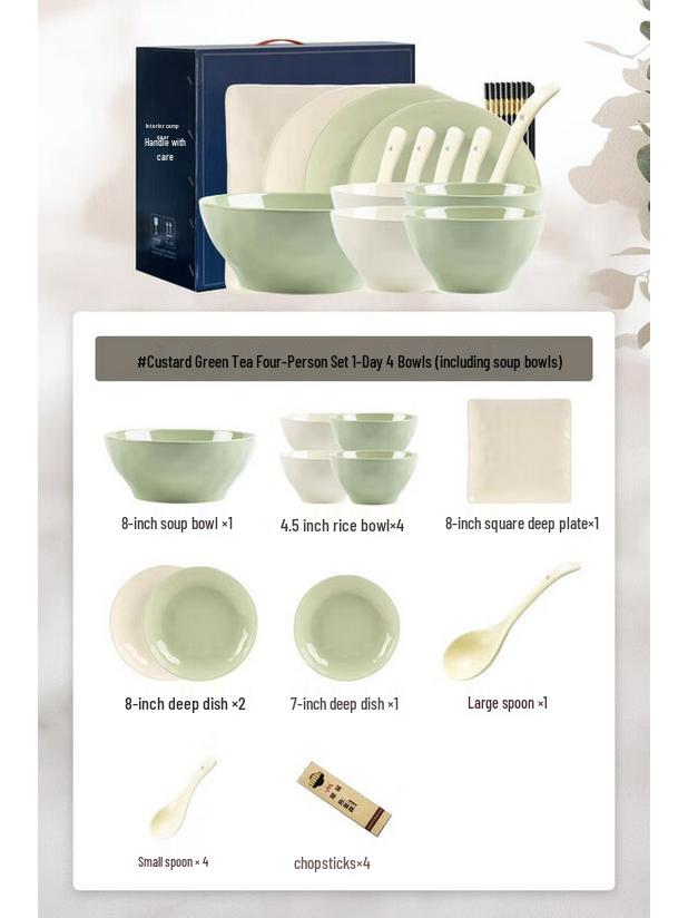 

Kangmo Cream Style Ceramic Dinnerware Set