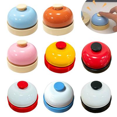 Dzwonek do Zamawiania Stolik Wielokolorowy Dzwonek Ręczny do Restauracji Kuchni Baru Personelu Kelnerskiego Wołania Szkolenia Zwierząt Klasy Szkoły Imprezy Szkolne Gry