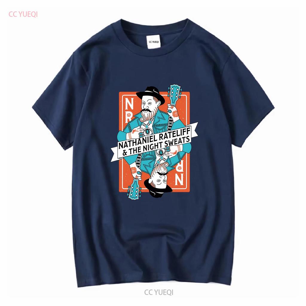 Nathaniel Rateliff The Night Sweats T Shirt MenS Retro s vintage Washed Stylish homme graphic streetwear Top For Everyday Wear