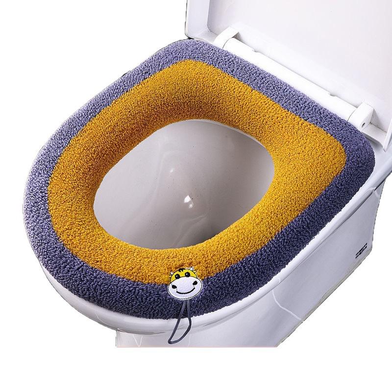 Universal Thickened Toilet Seat Cushion Cover for All Seasons