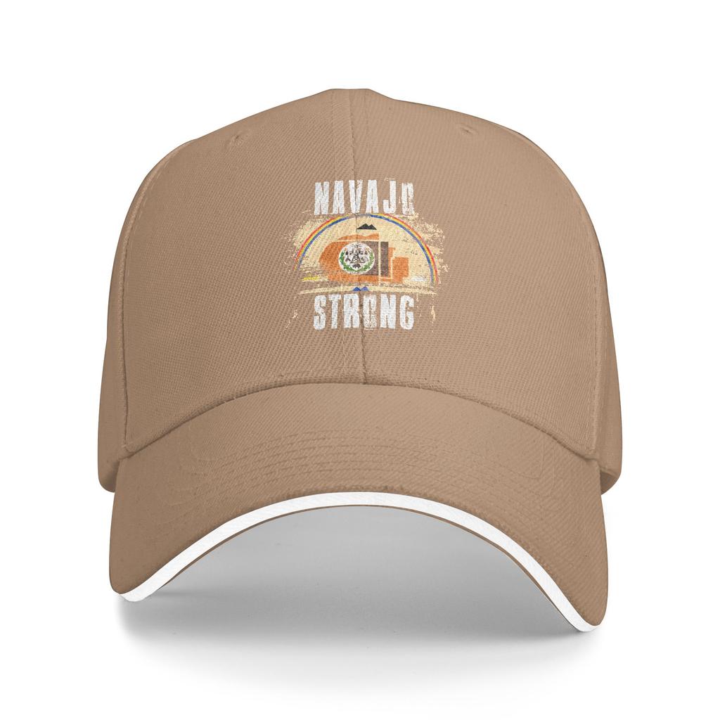 Navajo Strong Sun Baseball Cap Summer Y2k Funny Trucker Hat For Men Women Running Hippie Baseball Caps