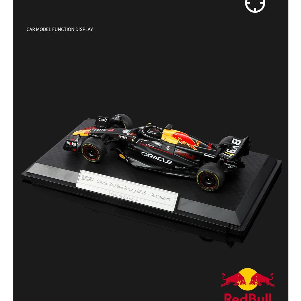 1/24 2023 Champion Red Bull RB19 1# Verstappen Racing Car Model Formula One Simulation Alloy Die Cast Super Car Model Kids Gifts